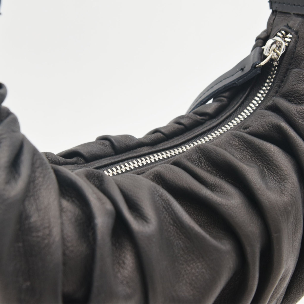 BLAKELY | HALF MOON BAG WITH STUDS
