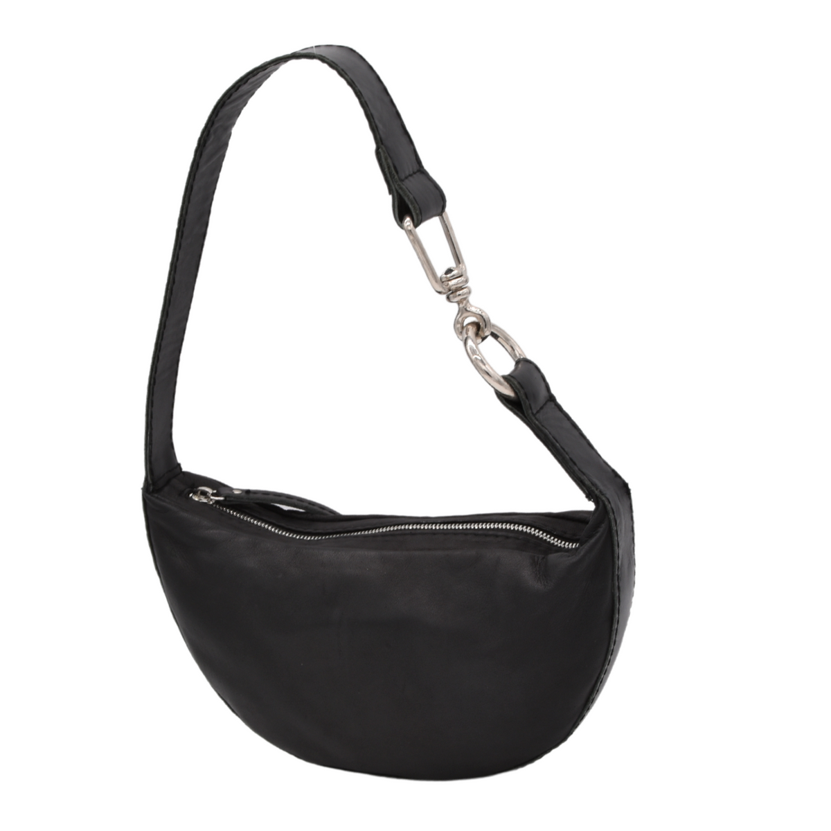 MYLA | BLACK | HALFMOON SHOULDER BAG