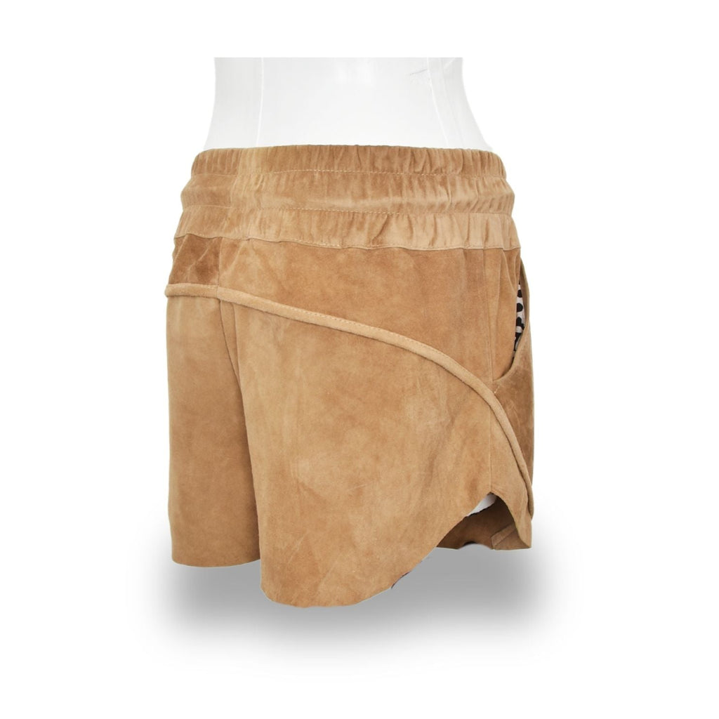 ORLY | TAN | SUEDE SHORTS