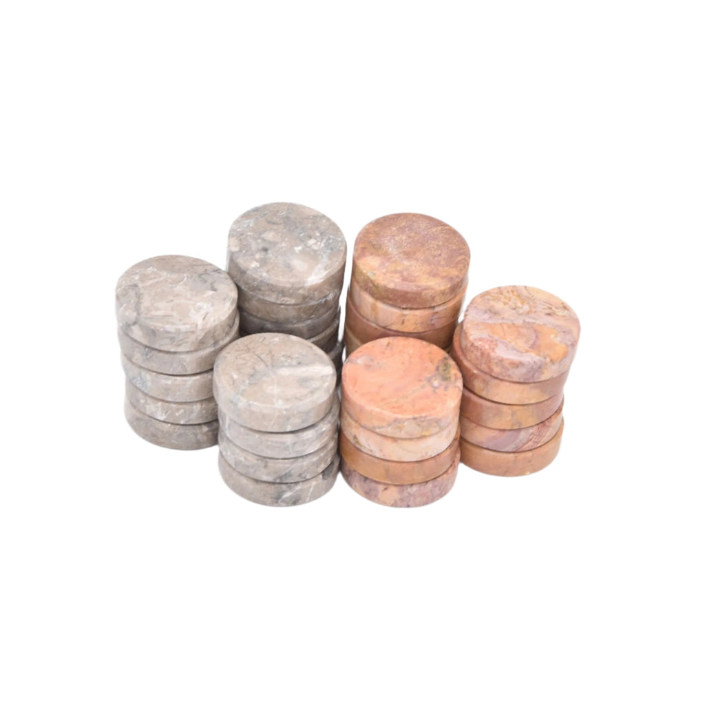 Roll Up Backgammon Leather Brown