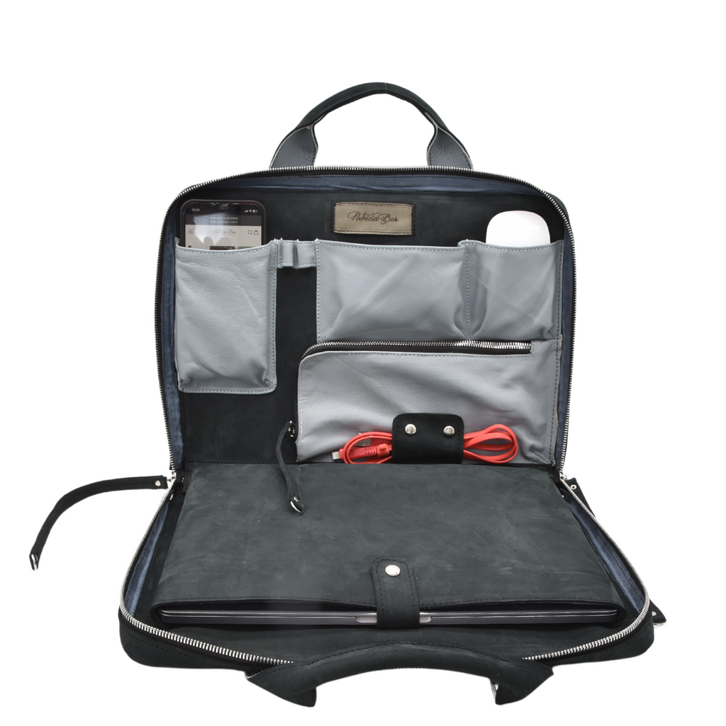 COMPUTER SLEEVE BAG  | SAGA | BLACK