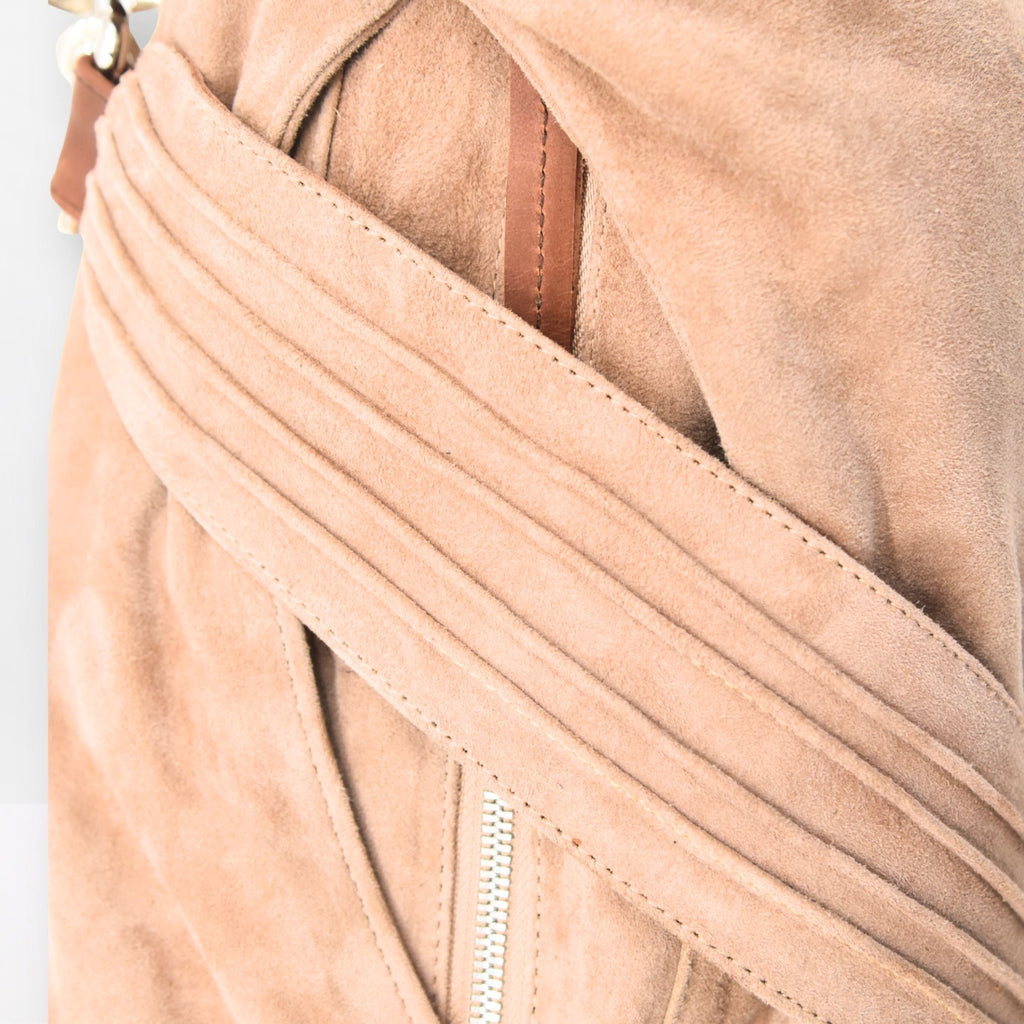 ZELDA | TAN | HALF MOON BAG