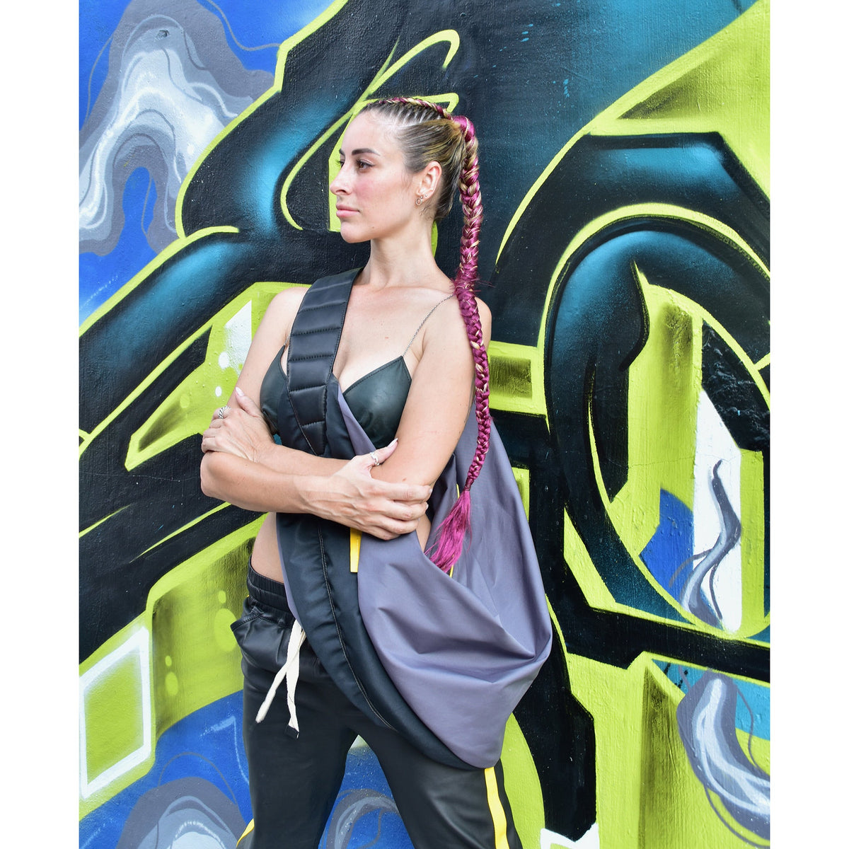SMUGGLER IRENE | BLACK & GREY | CROSSBODY BAG