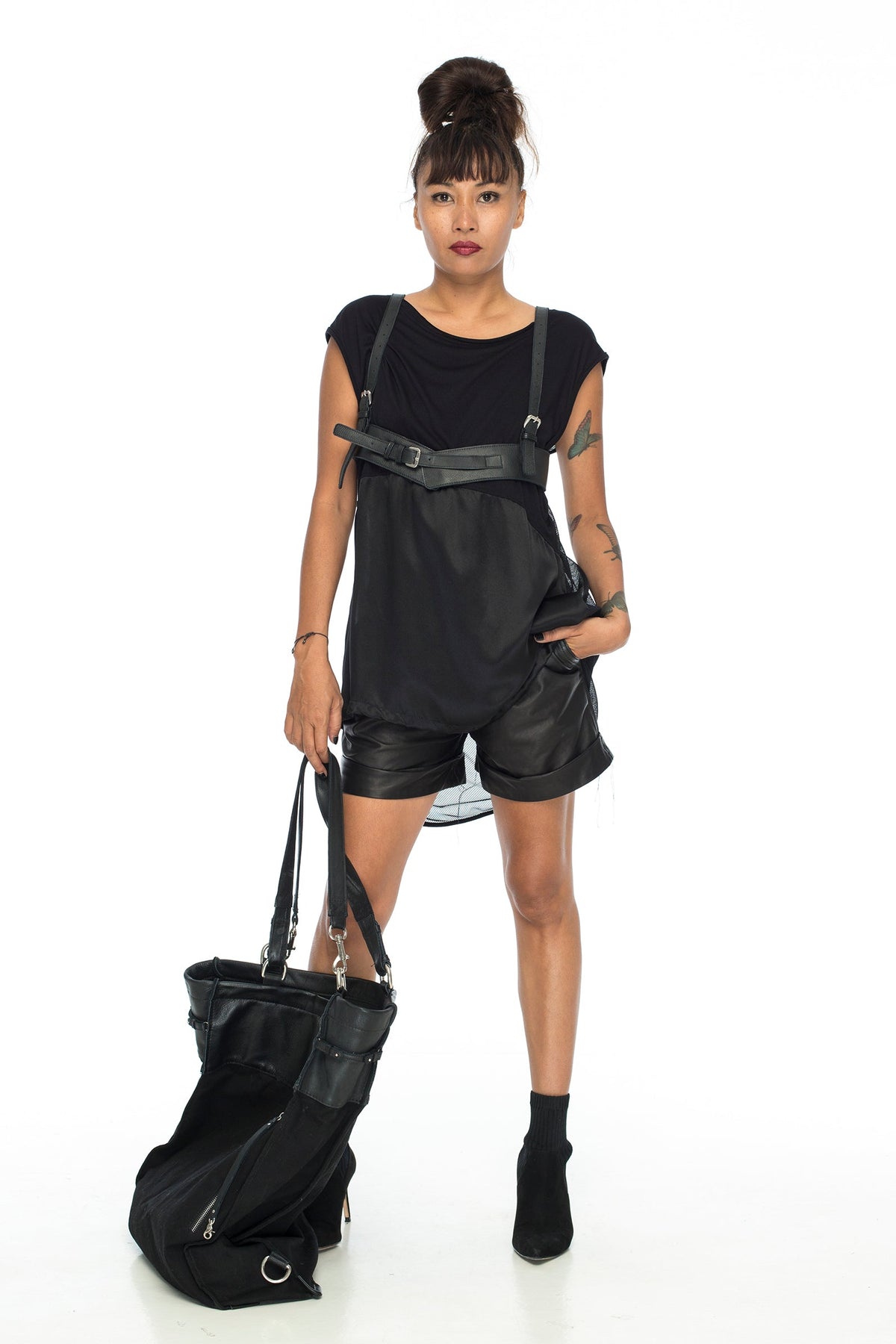 PHILLY| SHOPPER BACKPACK BLACK
