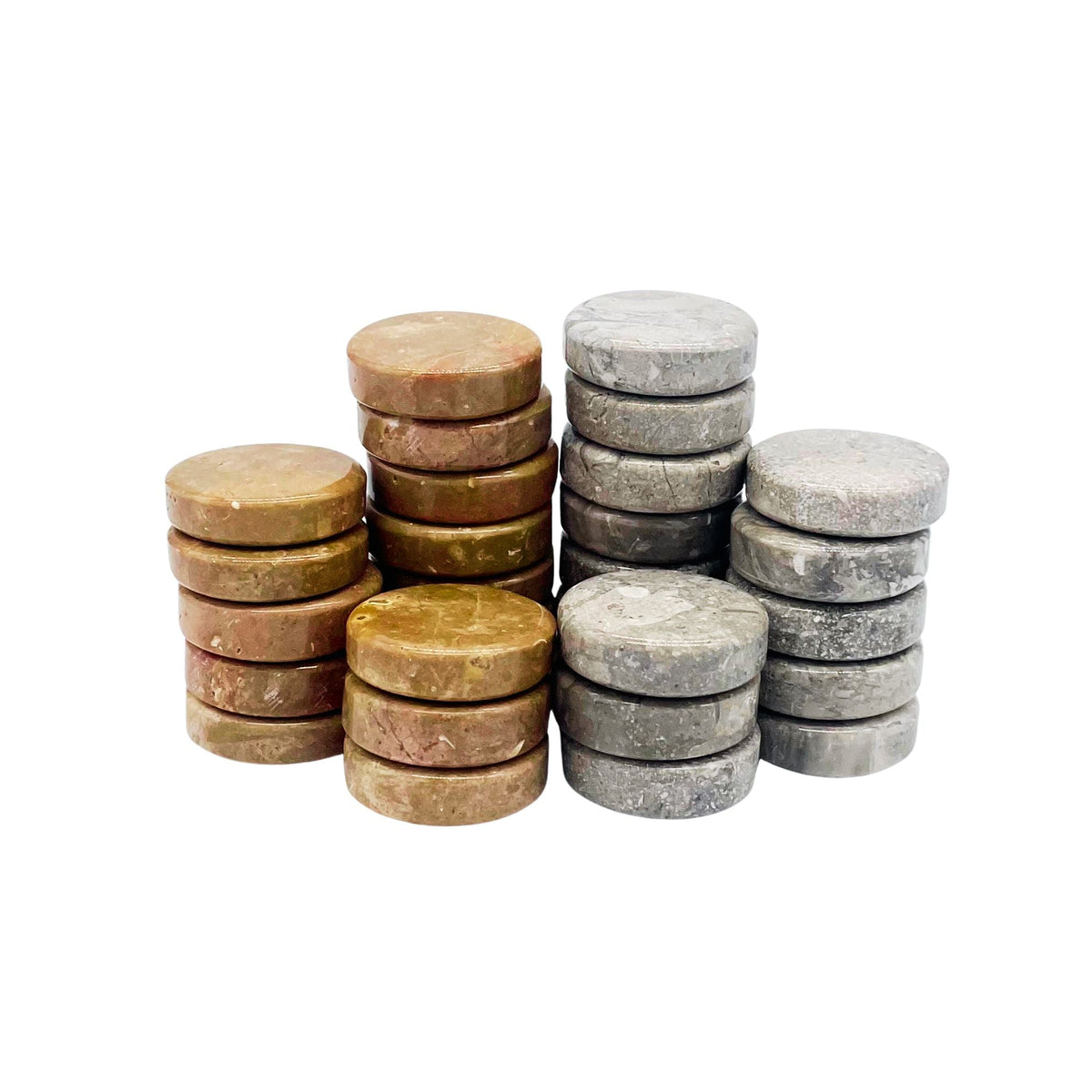 Roll Up Backgammon Leather Cream