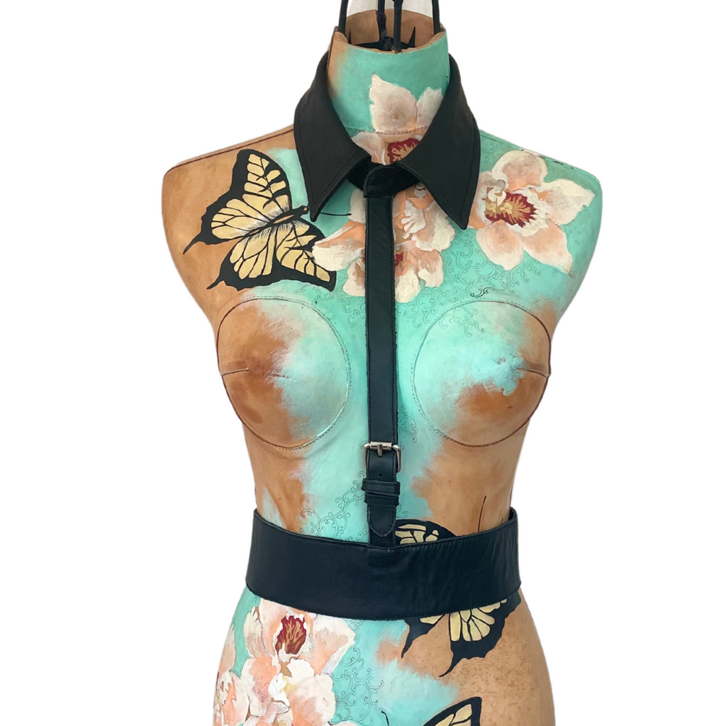 COLLAR HARNESS | SHEREE | BLACK