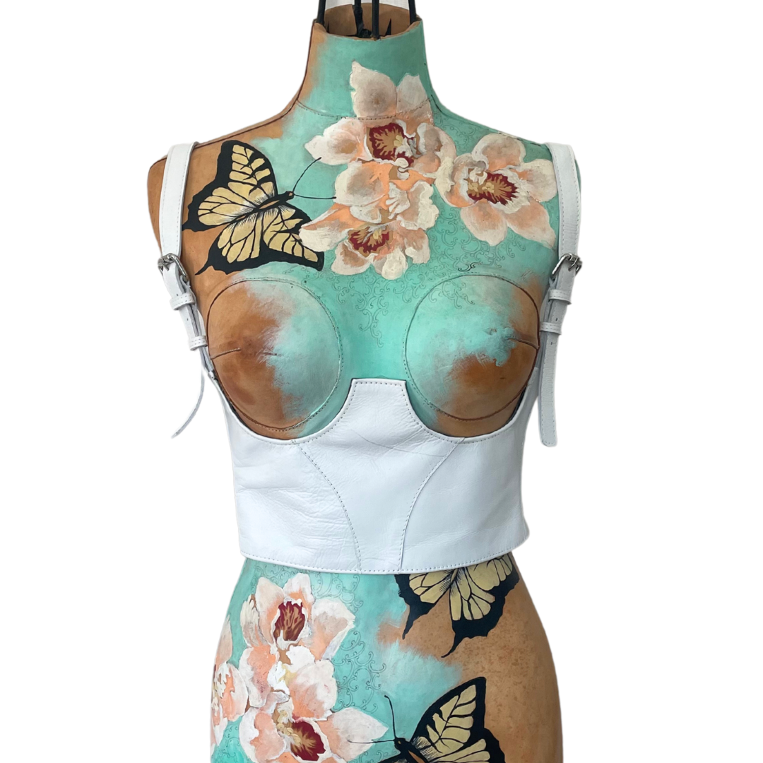 UNDER BUST CORSET BELT | SILVY | WHITE