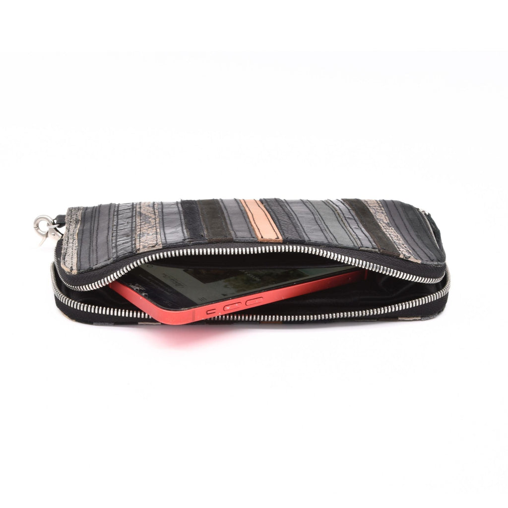 UTOPIA -BLACK-ZIPPER WALLET
